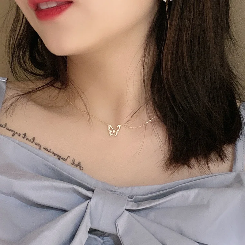 Gold Dainty Initial Necklace 18K Gold Plated Butterfly Pendant Delicate Necklace for Women Minimalist Personalized Jewelry
Gold Dainty Initial Necklace 18K Gold Plated Butterfly Pendant Delicate Necklace for Women Minimalist Personalized Jewelry