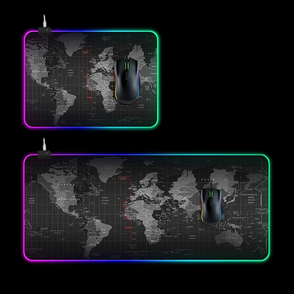 RGB Black Large Gaming Mouse Pad Colorful Mouse Mat Keyboard Mat Table Mat Desk Mat For Notebook Laptop Gamer Mousepad
RGB Black Large Gaming Mouse Pad Colorful Mouse Mat Keyboard Mat Table Mat Desk Mat For Notebook Laptop Gamer Mousepad