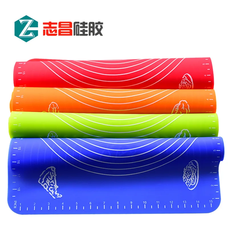 50*40 Baking silicone dough pad, flour with scale, kitchen household silicone pad
50*40 Baking silicone dough pad, flour with scale, kitchen household silicone pad