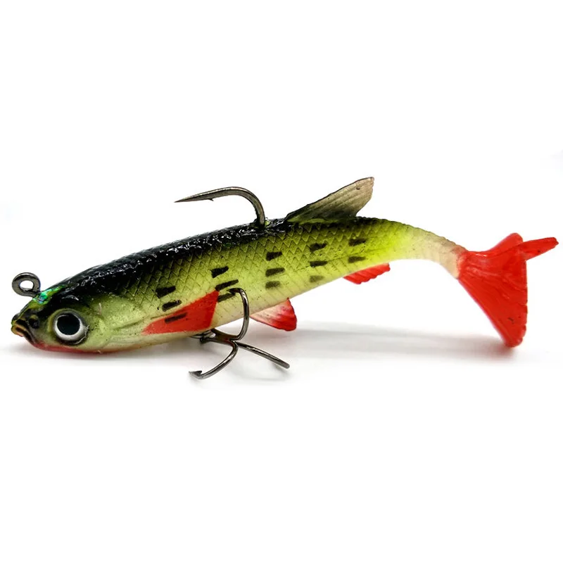 4pcs New Arrive 8cm 14g Soft Bait Lead Head Sea Fish Lures Fishing Tackle Sharp Treble Hook T Tail PSEN999
4pcs New Arrive 8cm 14g Soft Bait Lead Head Sea Fish Lures Fishing Tackle Sharp Treble Hook T Tail PSEN999