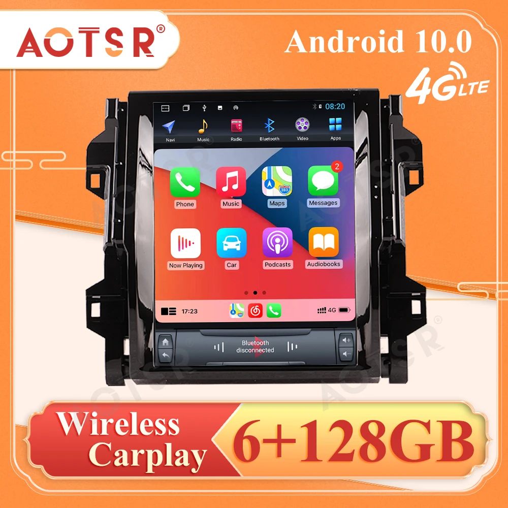 6+128GB Android 10 Car Radio Stereo For Toyota Fortuner 2018-2020 Car Multimedia Player GPS Navig Tesla Screen DVD Head Unit
6+128GB Android 10 Car Radio Stereo For Toyota Fortuner 2018-2020 Car Multimedia Player GPS Navig Tesla Screen DVD Head Unit