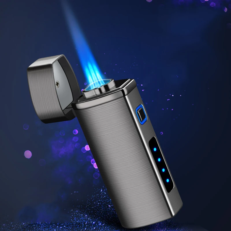 Creative Cigar Torch Lighter with Punch Inflatable Windproof Electric Ignition Triple Flame Jet Lighters Power Display
Creative Cigar Torch Lighter with Punch Inflatable Windproof Electric Ignition Triple Flame Jet Lighters Power Display
