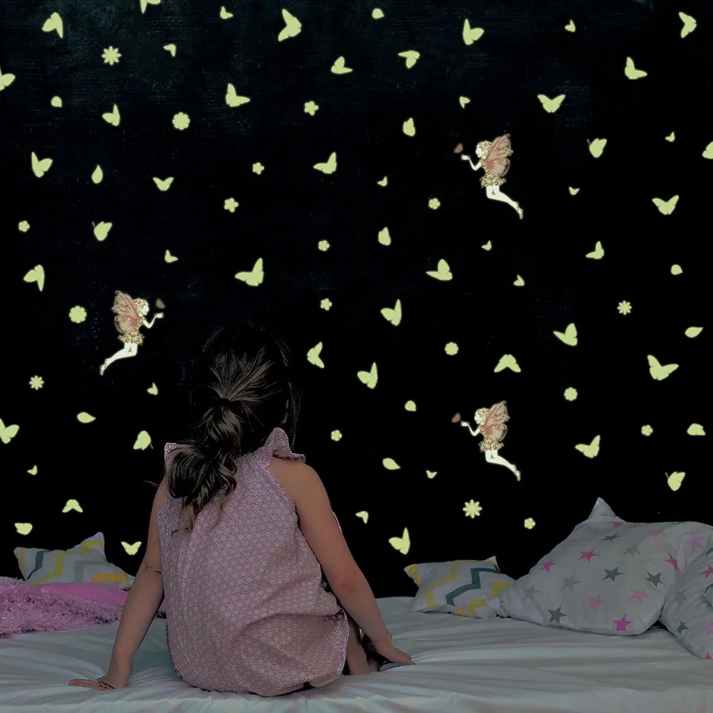 Mobile Creative Wall Affixed With Decorative Wall Window Stickers Butterfly Elf Wall Home Decoration Luminous Wall Sticker
Mobile Creative Wall Affixed With Decorative Wall Window Stickers Butterfly Elf Wall Home Decoration Luminous Wall Sticker
