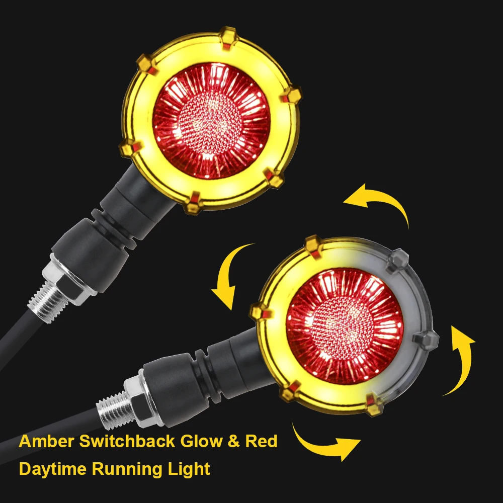 1 Pair Motorcycle Turn Signal Warning Lights Rotating Flowing DRL Signal Lamp LED Flashers Daytime Running Light Universal
1 Pair Motorcycle Turn Signal Warning Lights Rotating Flowing DRL Signal Lamp LED Flashers Daytime Running Light Universal