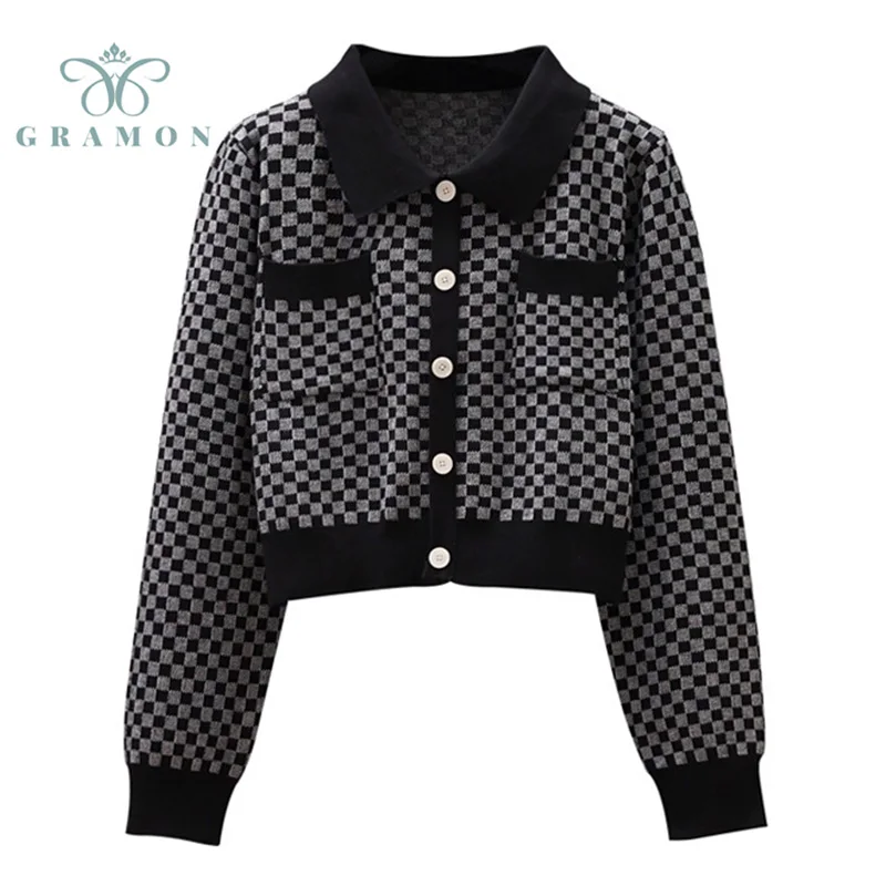 Cardigan For Women Knitted Sweater Coat Oversized Long Sleeve Lapel Singles Breasted Tops 2021 Fall Winter Fashion Short Sueters
Cardigan For Women Knitted Sweater Coat Oversized Long Sleeve Lapel Singles Breasted Tops 2021 Fall Winter Fashion Short Sueters