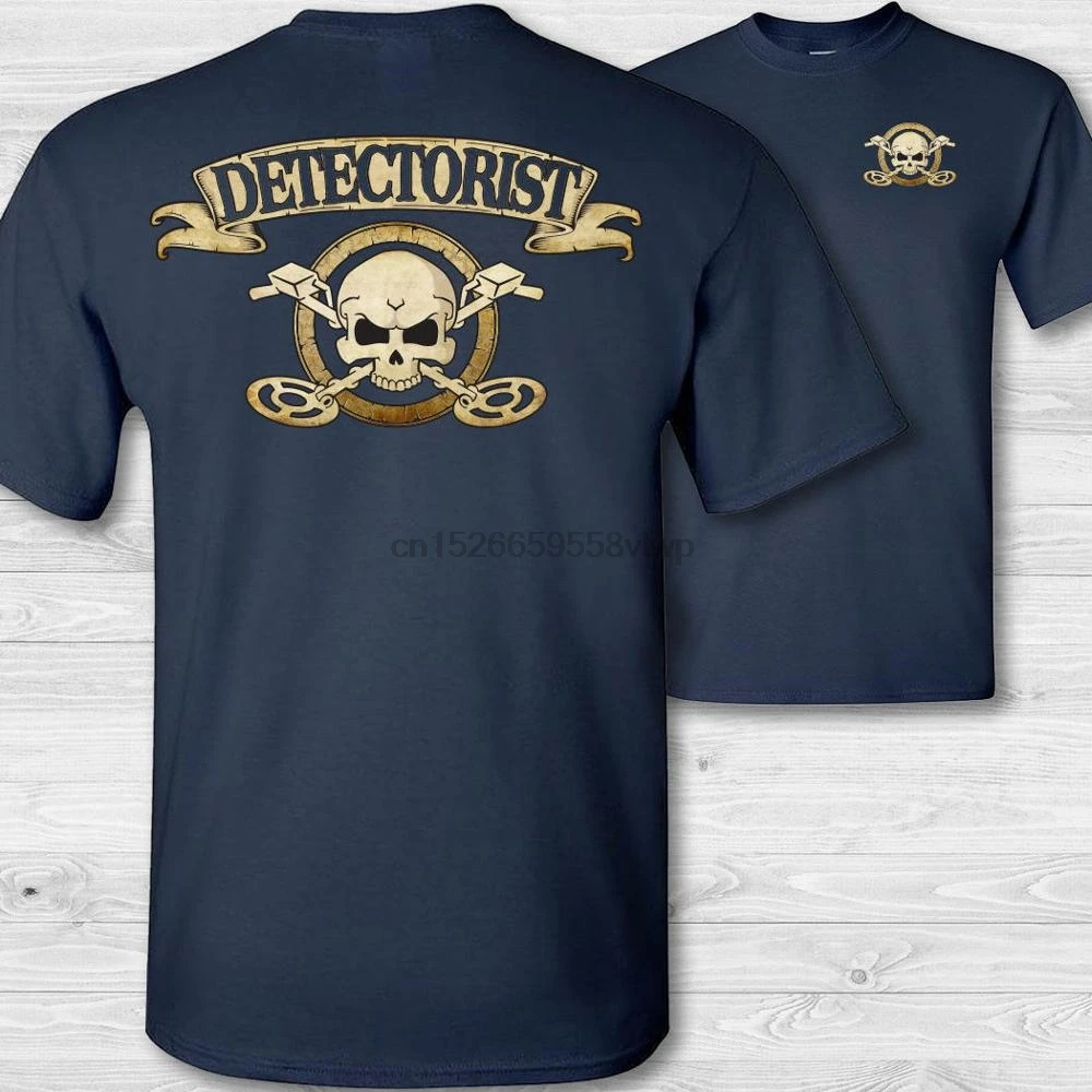 Double Side Metal Detector Crossbones T-Shirt - Treasure Detectorist Skull Badge T Shirts 2019 Men Fashion Print Cotton T-Shirt
Double Side Metal Detector Crossbones T-Shirt - Treasure Detectorist Skull Badge T Shirts 2019 Men Fashion Print Cotton T-Shirt
