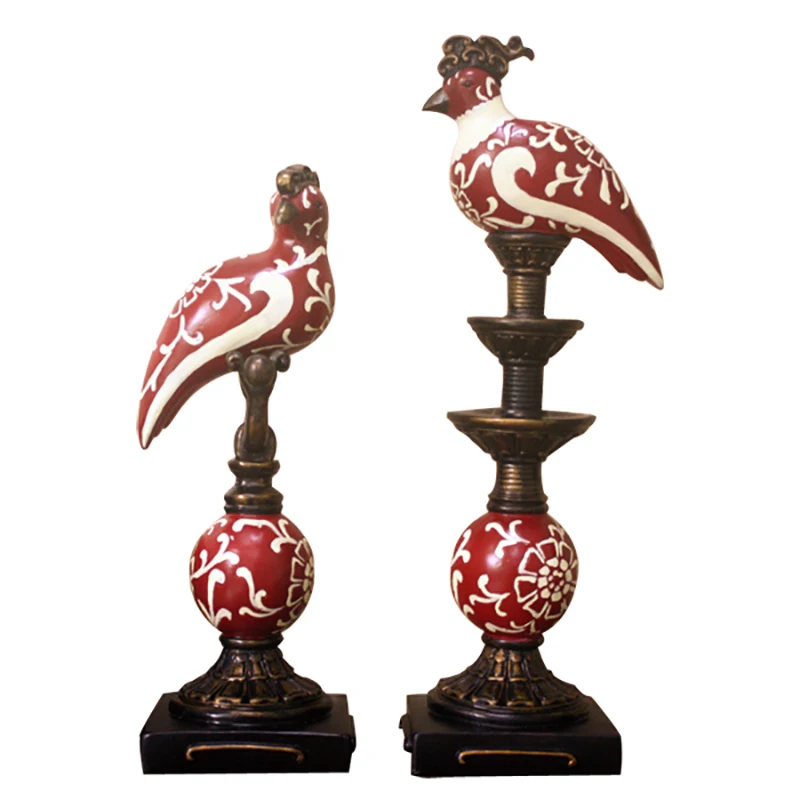 2 Pcs/set Resin Bird Ornaments Crafts Feng Shui Adornment Modern Home Living Room Desk Decor Tabletop Decorations Figurines
2 Pcs/set Resin Bird Ornaments Crafts Feng Shui Adornment Modern Home Living Room Desk Decor Tabletop Decorations Figurines