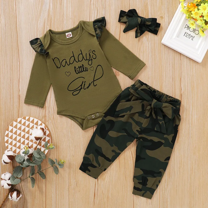 Baby Girls Boys Clothes Set Camouflage Short Sleeve Letter Printed Bodysuit Tops+Pants Toddler Baby Clothes Summer
Baby Girls Boys Clothes Set Camouflage Short Sleeve Letter Printed Bodysuit Tops+Pants Toddler Baby Clothes Summer