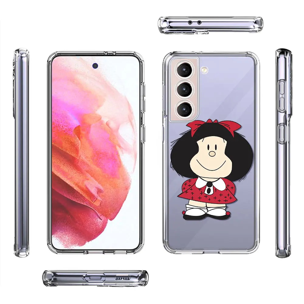 Cartoon Mafalda Case For Samsung Galaxy S21 S20 FE S10 S9 Plus Transparent Soft Phone Note 20 Ultra 9 10 Lite Luxury Coque
Cartoon Mafalda Case For Samsung Galaxy S21 S20 FE S10 S9 Plus Transparent Soft Phone Note 20 Ultra 9 10 Lite Luxury Coque