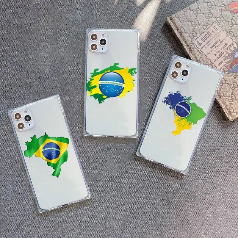Brazilian flag Phone Case Transparent for iPhone 7 8 11 12 se 2020 mini pro X XS XR MAX Plus
Brazilian flag Phone Case Transparent for iPhone 7 8 11 12 se 2020 mini pro X XS XR MAX Plus