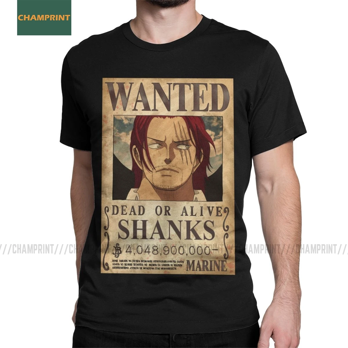Shanks Red Hair One Piece T Shirt Men's 100% Cotton T-Shirt Luffy Zoro Japan Anime Pirates Tee Shirt Short Sleeve Tops Printed
Shanks Red Hair One Piece T Shirt Men's 100% Cotton T-Shirt Luffy Zoro Japan Anime Pirates Tee Shirt Short Sleeve Tops Printed