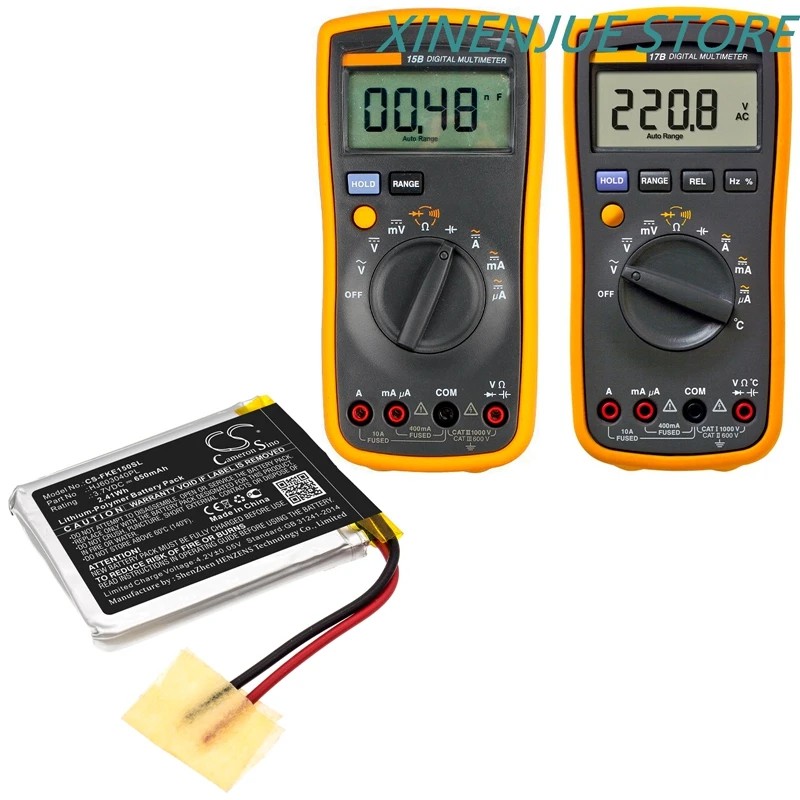 Оборудование опрос тест 3 7 в/650 мАч аккумулятор для Fluke 15B 17B HJ603040PL Cameron Sino Bateria EXW