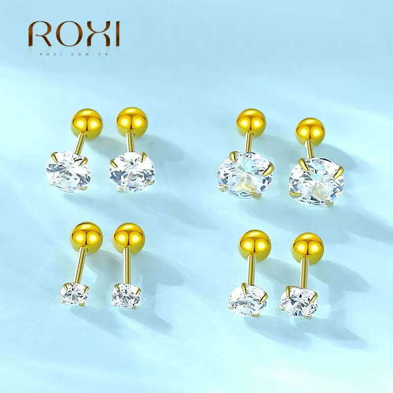 ROXI White Circle Crystals Stud Earrings for Women 925 Sterling Silver Earring Jewelry Winter Casual Pendientes Plata 925 Earing
ROXI White Circle Crystals Stud Earrings for Women 925 Sterling Silver Earring Jewelry Winter Casual Pendientes Plata 925 Earing