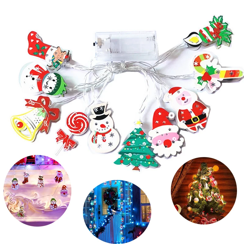 Christmas LED String Lights Santa Claus Snowman Fairy Garland Curtain Light For Home Holiday Christmas Decor New Year LED Lamp
Christmas LED String Lights Santa Claus Snowman Fairy Garland Curtain Light For Home Holiday Christmas Decor New Year LED Lamp