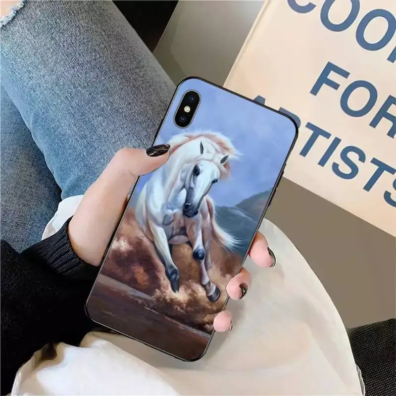 Animal horse aesthetics Steed art Phone Case for iPhone 11 12 pro XS MAX 8 7 6 6S Plus X 5S SE 2020 XR mini
Animal horse aesthetics Steed art Phone Case for iPhone 11 12 pro XS MAX 8 7 6 6S Plus X 5S SE 2020 XR mini