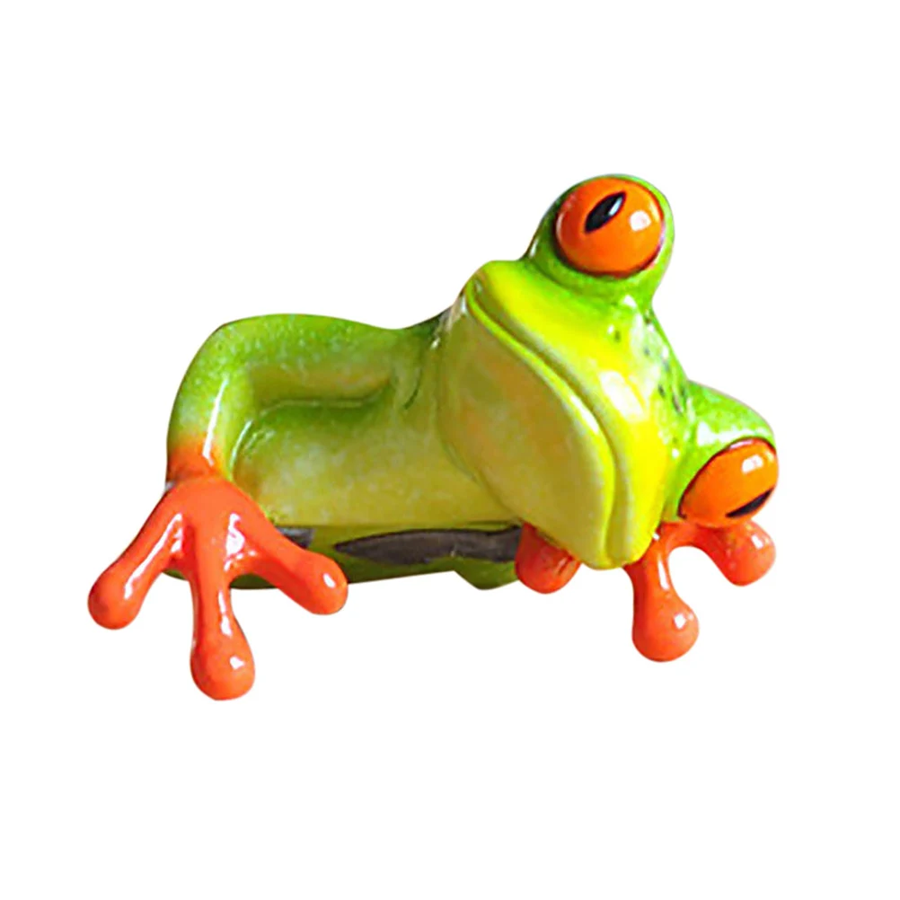 Funny Resin Frogs Ornament Creative Animal Frog Figurine Decorative Crafts for Computer Monitor Desk Home Garden Decoration Gift
Funny Resin Frogs Ornament Creative Animal Frog Figurine Decorative Crafts for Computer Monitor Desk Home Garden Decoration Gift