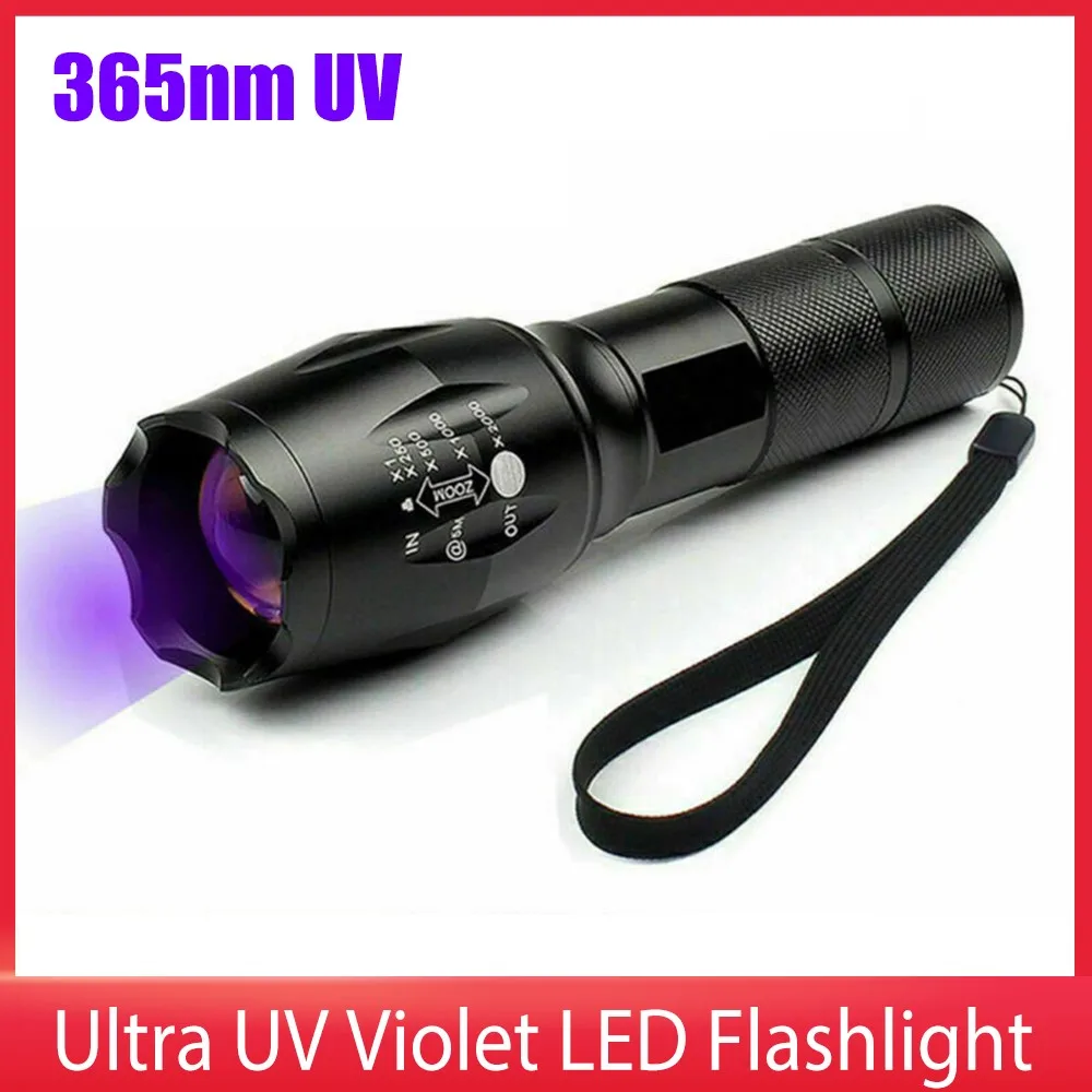 Powerful LED Flashlight Ultra UV Violet LED Backlight Torch 365nm Inspection Lamp Telescopic Zoom Hand Emergency Flash Light
Powerful LED Flashlight Ultra UV Violet LED Backlight Torch 365nm Inspection Lamp Telescopic Zoom Hand Emergency Flash Light