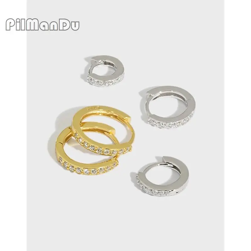 PilManDu S925 Circle Stud Earrings for Women Various Diameters Zircon Hoop Huggie Fashion Earrings Iced Out Jewelry Dropshipping 
PilManDu S925 Circle Stud Earrings for Women Various Diameters Zircon Hoop Huggie Fashion Earrings Iced Out Jewelry Dropshipping