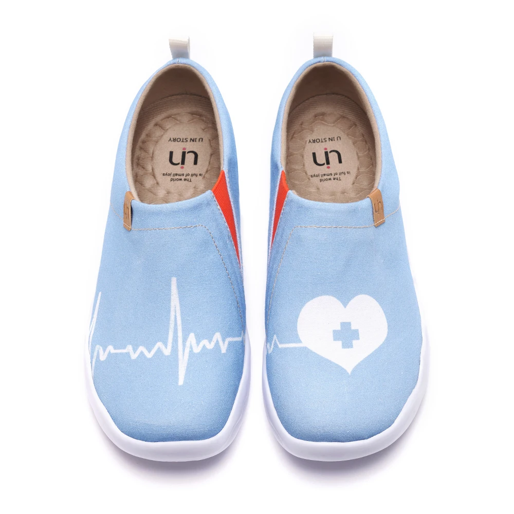 UIN Women's Lightweight Comfortable Slip Ons Cute Nursing Work Loafers Painted Shoes Stand by Me
UIN Women's Lightweight Comfortable Slip Ons Cute Nursing Work Loafers Painted Shoes Stand by Me