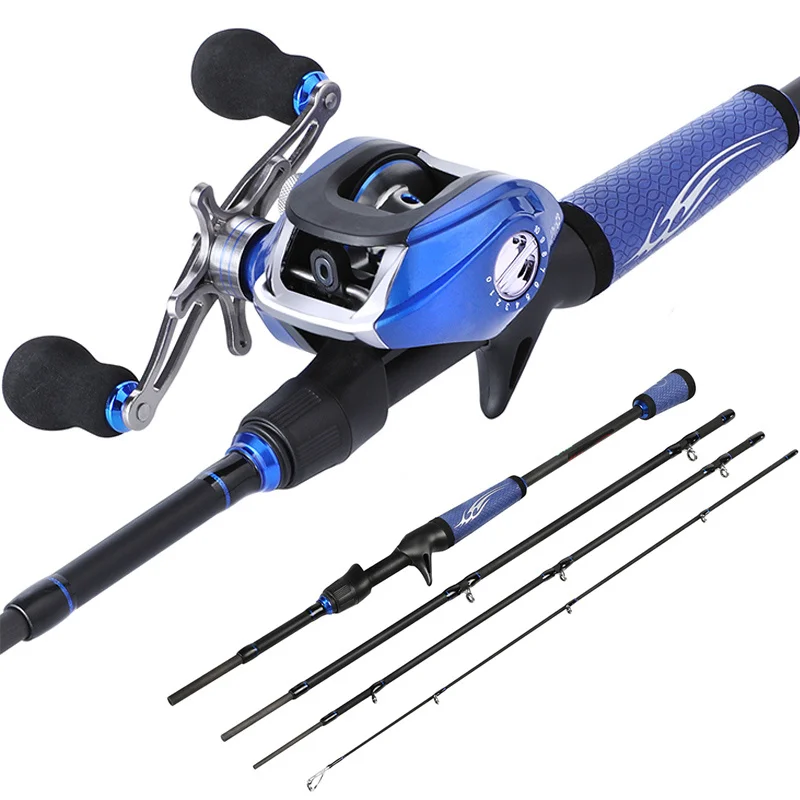 Sougayilang 1.8-2.4m Fishing Rod Combo 4 Section Carbon Fishing Rod with17+1BB Baitcasting Reel Fishing Tackle Set Pesca
Sougayilang 1.8-2.4m Fishing Rod Combo 4 Section Carbon Fishing Rod with17+1BB Baitcasting Reel Fishing Tackle Set Pesca