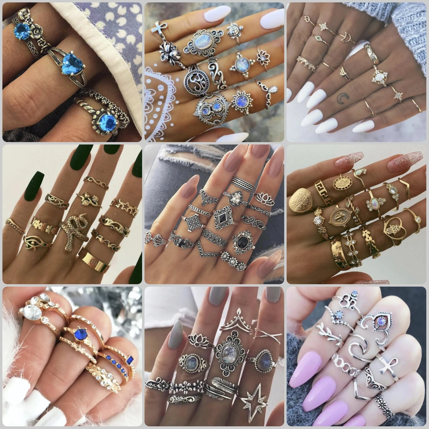 Bohemia Vintage Gothic Butterfly Angle Flower Rings Set For Women Accessories Retro Personality Finger Ring
Bohemia Vintage Gothic Butterfly Angle Flower Rings Set For Women Accessories Retro Personality Finger Ring