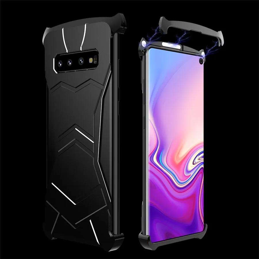 Алюминиевый металлический чехол для Samsung Galaxy S10 Plus S10e магнитная металлическая