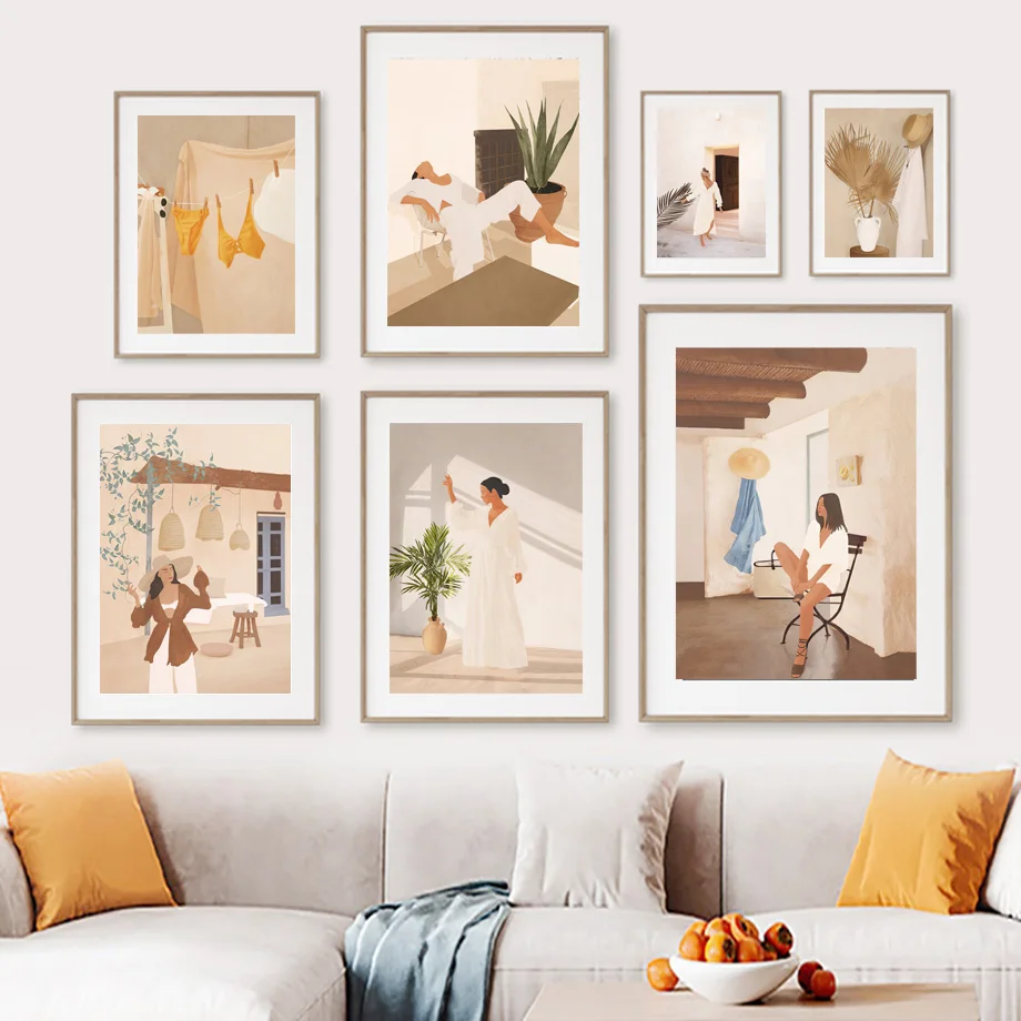 Abstract Fashion Summer Rest Girl Palm Leaf Nordic Posters And Prints Wall Art Canvas Painting Decor Pictures For Living Room
Abstract Fashion Summer Rest Girl Palm Leaf Nordic Posters And Prints Wall Art Canvas Painting Decor Pictures For Living Room