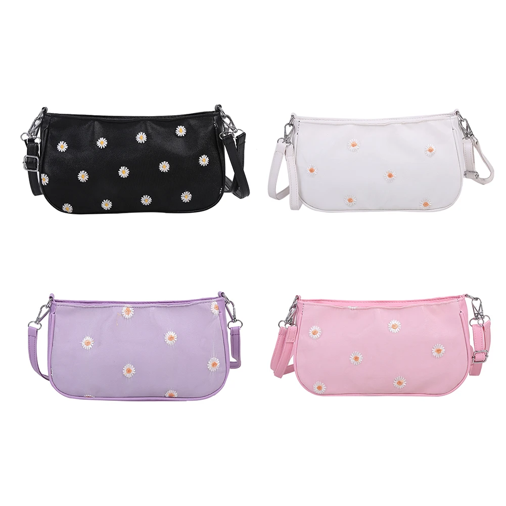 Women Casual Crossbody Bag Classic Creative Delicate Design Chic PU Leather Daisy Flower Female Purse Shoulder Handbag
Women Casual Crossbody Bag Classic Creative Delicate Design Chic PU Leather Daisy Flower Female Purse Shoulder Handbag