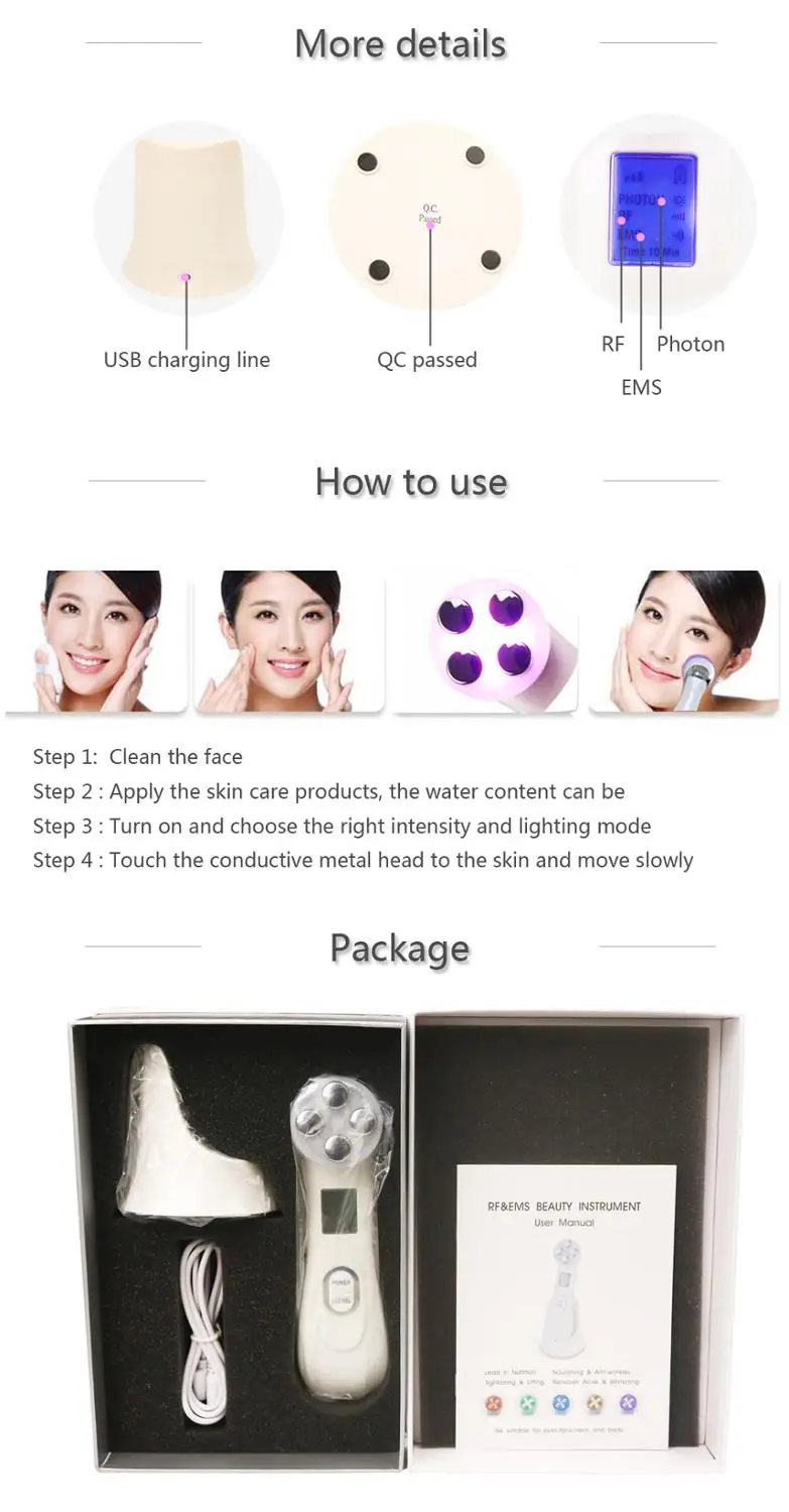 BeeRuddy 5in1 RF&EMS Radio Mesotherapy Electroporation Face Beauty Pen Radio Frequency LED Photon Facial Skin Rejuvenation
BeeRuddy 5in1 RF&EMS Radio Mesotherapy Electroporation Face Beauty Pen Radio Frequency LED Photon Facial Skin Rejuvenation