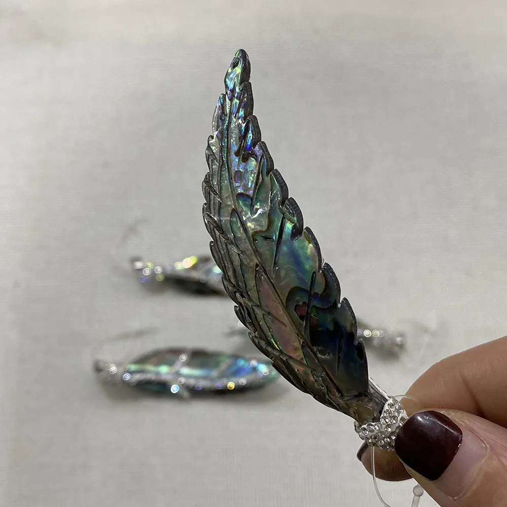 Fashion Charm Abalone Shell Pendant Leaf Shaped Jewelry for DIY Handmade Necklace Earrings Accessories Jewelry Wholesale
Fashion Charm Abalone Shell Pendant Leaf Shaped Jewelry for DIY Handmade Necklace Earrings Accessories Jewelry Wholesale