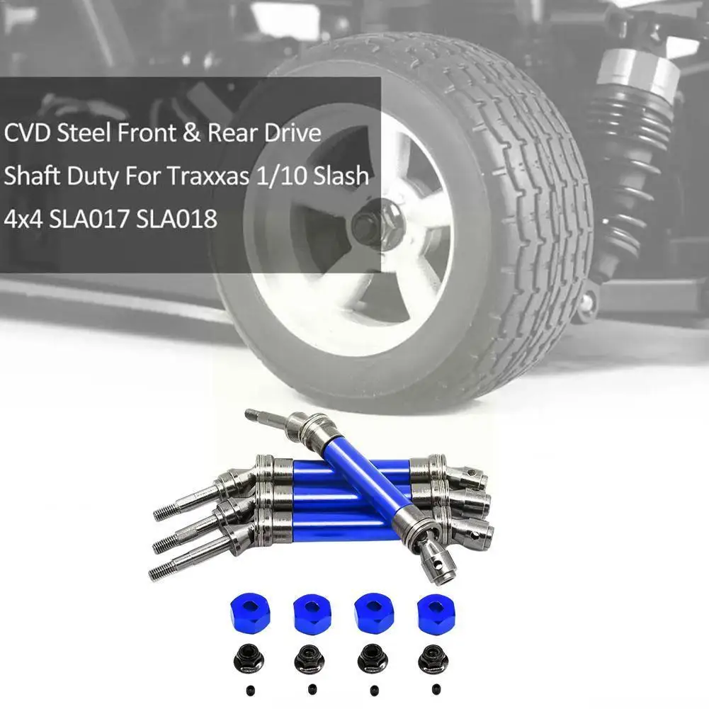 NEW CVD Steel Front & Rear Drive Shaft Assembly Heavy Duty 4X4, Rustler Traxxas Slash, 4X4 VXL Stampede VXL, For 1/10 Slash L8G5
NEW CVD Steel Front & Rear Drive Shaft Assembly Heavy Duty 4X4, Rustler Traxxas Slash, 4X4 VXL Stampede VXL, For 1/10 Slash L8G5