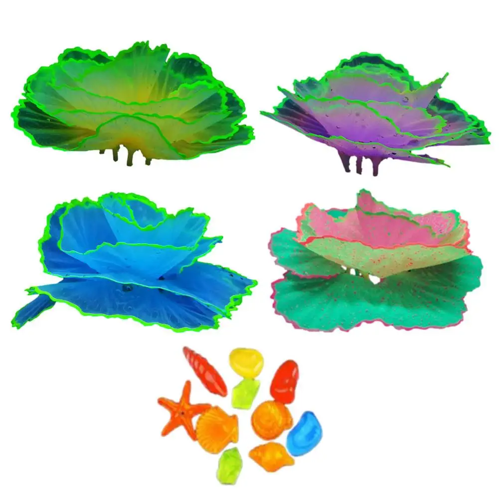 Glowing Aquarium Decoration Simulation Glow Plant Decor Water Weeds Ornament Artificial Jellyfish Coral For Fish Tank Decoration
Glowing Aquarium Decoration Simulation Glow Plant Decor Water Weeds Ornament Artificial Jellyfish Coral For Fish Tank Decoration