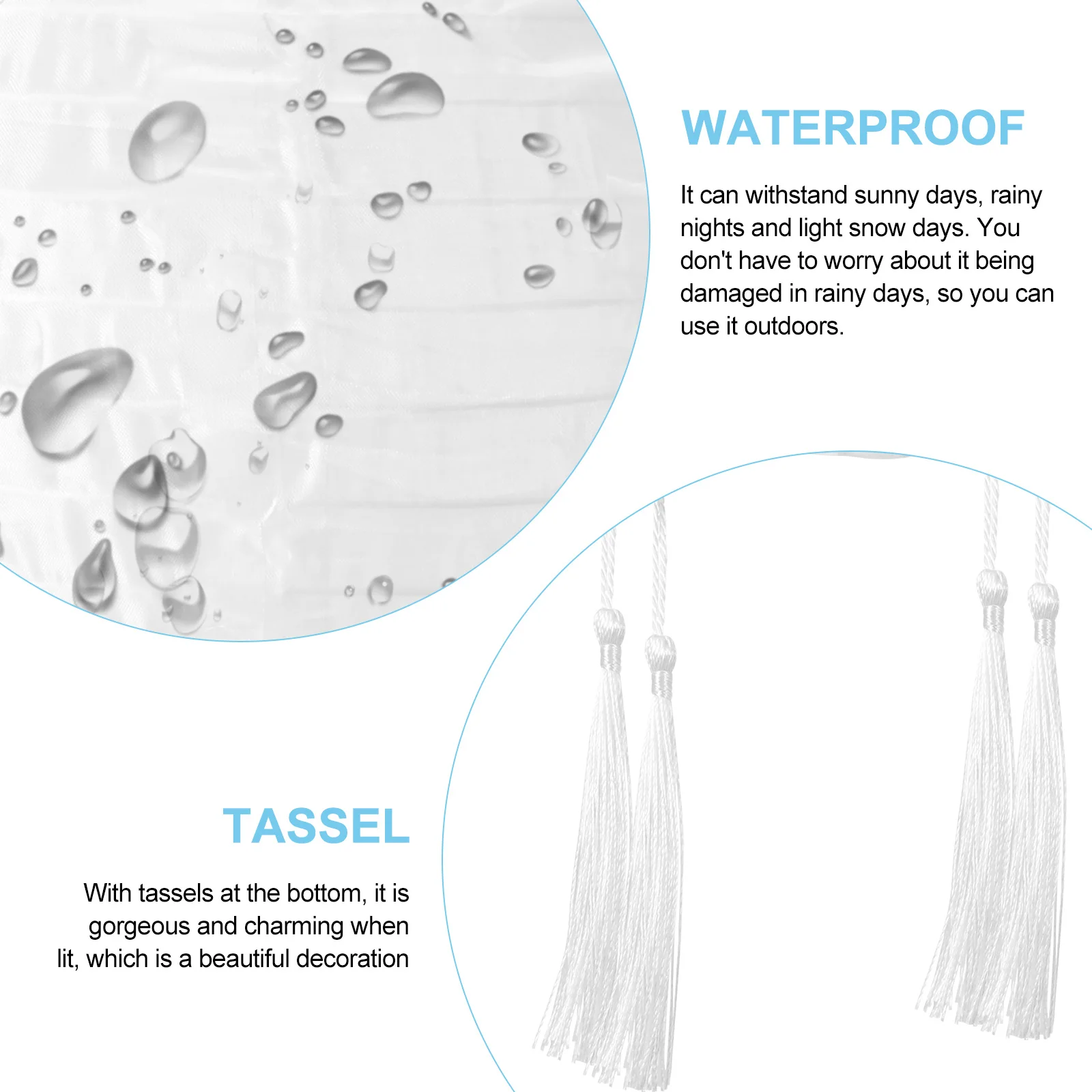 Chinese Lantern Light with Tassel Solar-powered Traditional Lantern Waterproof Automatic Lightweight Hanging Lamp Energy Saving
Chinese Lantern Light with Tassel Solar-powered Traditional Lantern Waterproof Automatic Lightweight Hanging Lamp Energy Saving