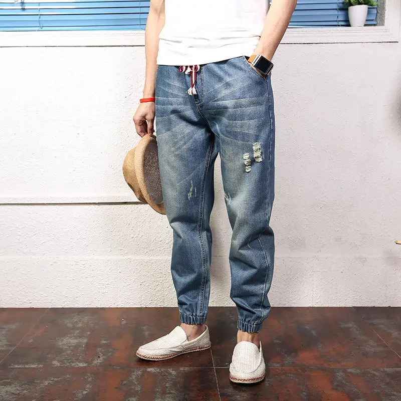 New Arrivals Men's Jeans Locomotive Denim Pants Slim Fit Straight Distressed Trousers
New Arrivals Men's Jeans Locomotive Denim Pants Slim Fit Straight Distressed Trousers