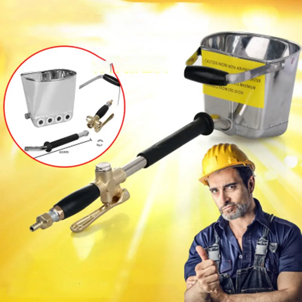 Cement Mortar Spray Gun Internal And External Wall Cement Mortar Sprayer Automatic Spray Gun Spraying Equipment
Cement Mortar Spray Gun Internal And External Wall Cement Mortar Sprayer Automatic Spray Gun Spraying Equipment