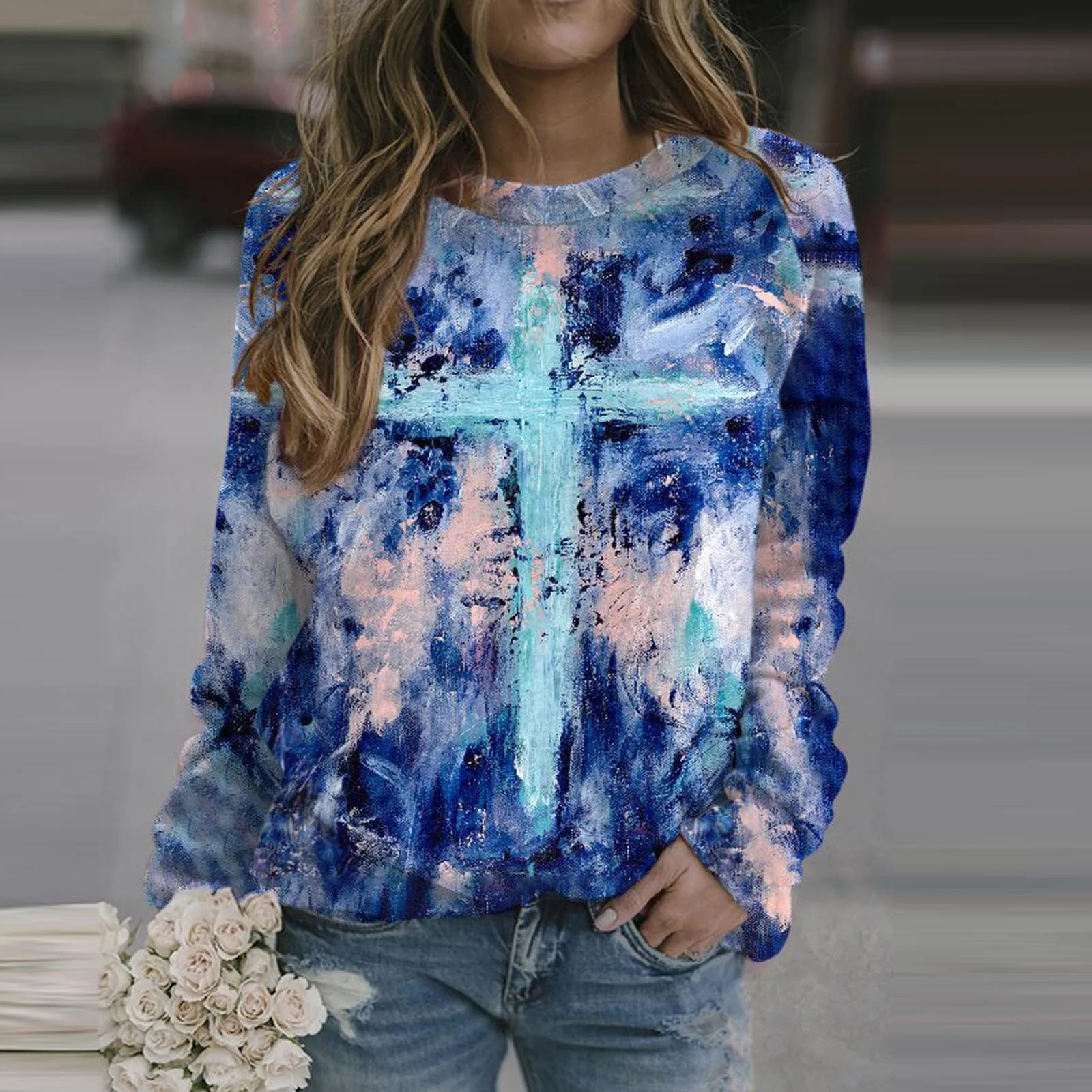 Sweatshirt Women Printed Long Sleeve O-neck Tops Blouse Pullover Hooded Streetwear Hoodies Loose Long Sleeve Top Sweatshirts d3
Sweatshirt Women Printed Long Sleeve O-neck Tops Blouse Pullover Hooded Streetwear Hoodies Loose Long Sleeve Top Sweatshirts d3