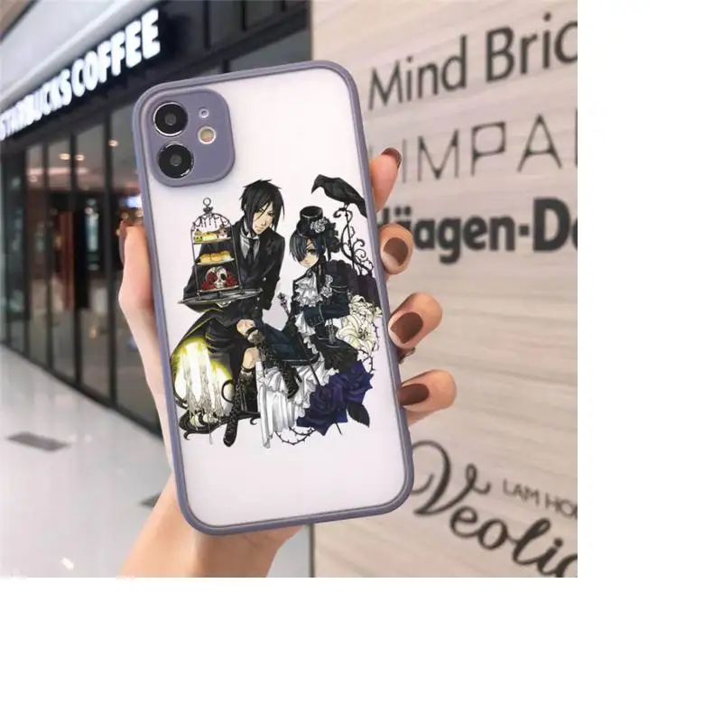 Black Butler cartoon anime Phone Case Matte Transparent for iPhone 7 8 11 12 s mini pro X XS XR MAX Plus cover funda
Black Butler cartoon anime Phone Case Matte Transparent for iPhone 7 8 11 12 s mini pro X XS XR MAX Plus cover funda