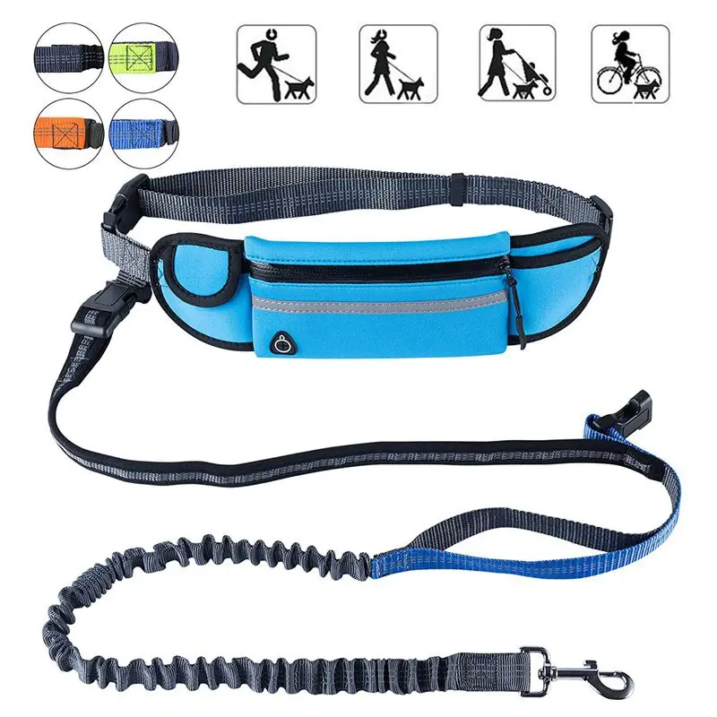 Hands Free Dog Running Leash with Waist Pocket Adjustable Belt Shock Absorbing Bungee Fits up to 45 inch Waist
Hands Free Dog Running Leash with Waist Pocket Adjustable Belt Shock Absorbing Bungee Fits up to 45 inch Waist