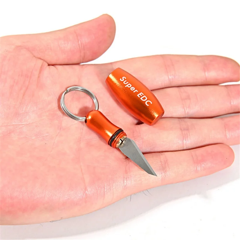 Multi-function EDC Cutting Tool Key Ring Pendant Tool Capsule Knife Tiny Cutting Tool Stainless Steel Portable Mini Outdoor Tool
Multi-function EDC Cutting Tool Key Ring Pendant Tool Capsule Knife Tiny Cutting Tool Stainless Steel Portable Mini Outdoor Tool