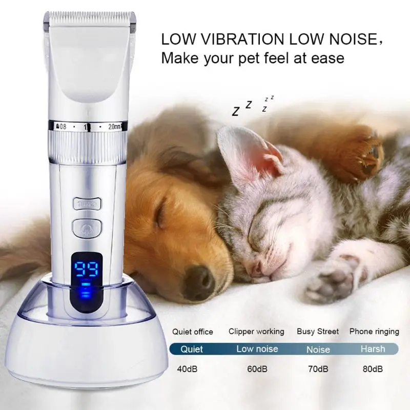 12Pcs Dog Clippers Cordless Dog Grooming Clippers Kit Rechargeable Quiet Pet Hair Clippers Trimmer with11 Dog Grooming Tools
12Pcs Dog Clippers Cordless Dog Grooming Clippers Kit Rechargeable Quiet Pet Hair Clippers Trimmer with11 Dog Grooming Tools