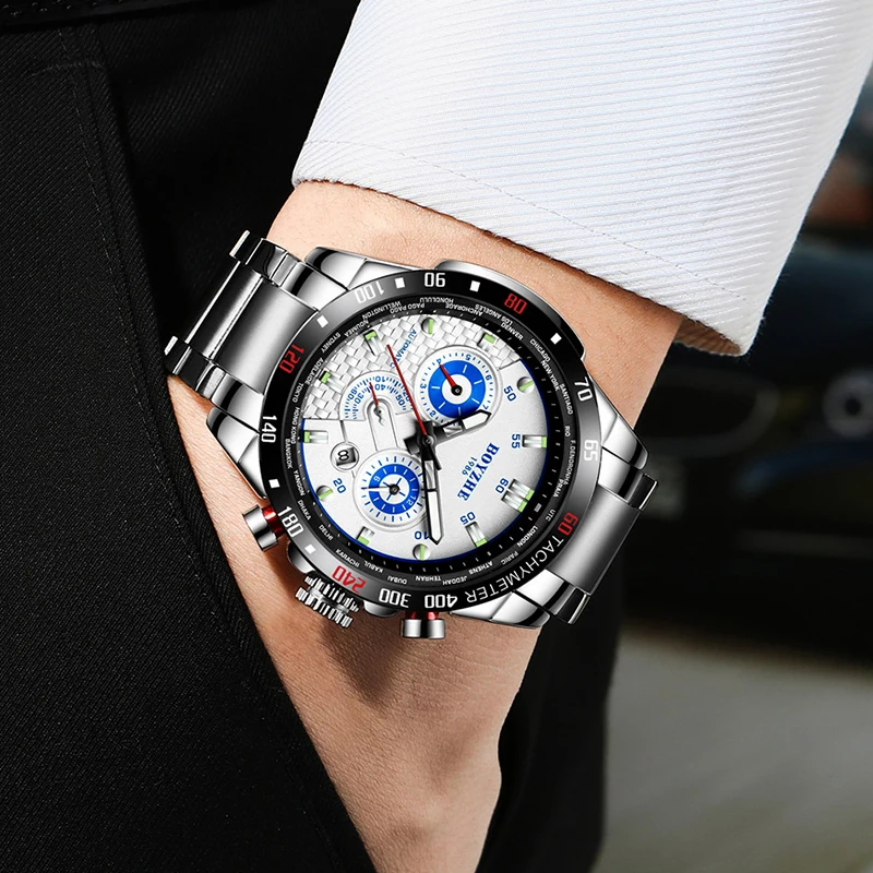 BOYZHE Men Sport Automatic Mechanical Watch Waterproof Luxury Brand Stainless Steel Military Mens Watches Relogio Masculino 2019
BOYZHE Men Sport Automatic Mechanical Watch Waterproof Luxury Brand Stainless Steel Military Mens Watches Relogio Masculino 2019