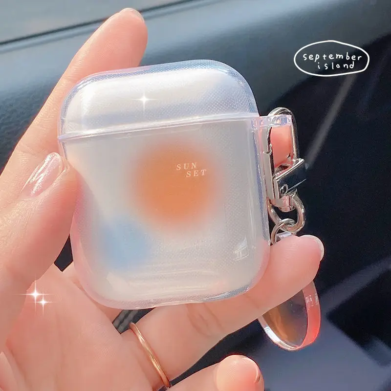 Чехол с градиентом заката для airpods 1 2 pro, защитный чехол, прозрачный мягкий чехол из ТПУ для Apple Airpods, чехол для bluetooth наушников
Чехол с градиентом заката для airpods 1 2 pro, защитный чехол, прозрачный мягкий чехол из ТПУ для Apple Airpods, чехол для bluetooth наушников