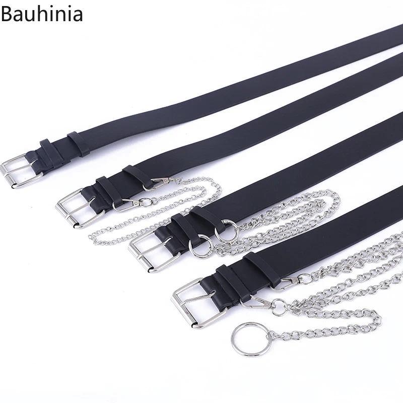 Newest Design Detachable Waist Belt Chain Punk Hip-hop Trendy Women Belts Lady Fashion silver Pin Buckle leather Waistband Jeans
Newest Design Detachable Waist Belt Chain Punk Hip-hop Trendy Women Belts Lady Fashion silver Pin Buckle leather Waistband Jeans