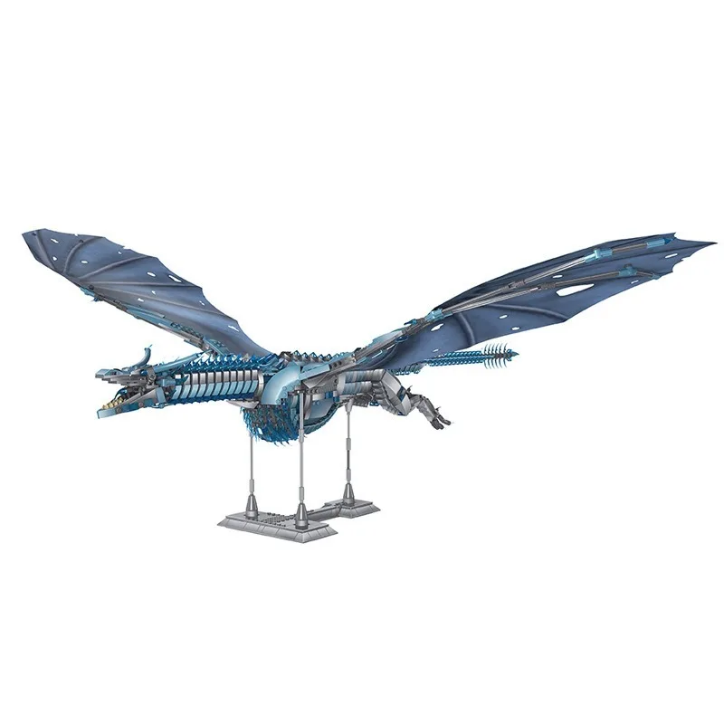 K90 1691 PCS Blue Ice Dragon Wesellion Building Blocks DIY Animal Model Toys With Bracket As Educational Gifts For Children
K90 1691 PCS Blue Ice Dragon Wesellion Building Blocks DIY Animal Model Toys With Bracket As Educational Gifts For Children