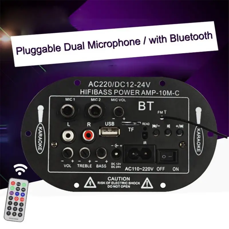 Digital Amplifier Board 25-30W Bluetooth Audio Amplificador DIY USB FM Radio TF Player Subwoofer 110V 220V
Digital Amplifier Board 25-30W Bluetooth Audio Amplificador DIY USB FM Radio TF Player Subwoofer 110V 220V