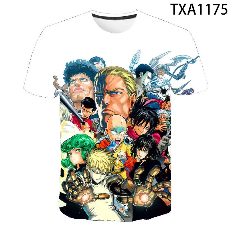 New Summer One Punch-Man 3D T Shirts Casual Streetwear Boy Girl Kids Fashion Men Women Children Printed T-shirt Cool Tops Tee
New Summer One Punch-Man 3D T Shirts Casual Streetwear Boy Girl Kids Fashion Men Women Children Printed T-shirt Cool Tops Tee
