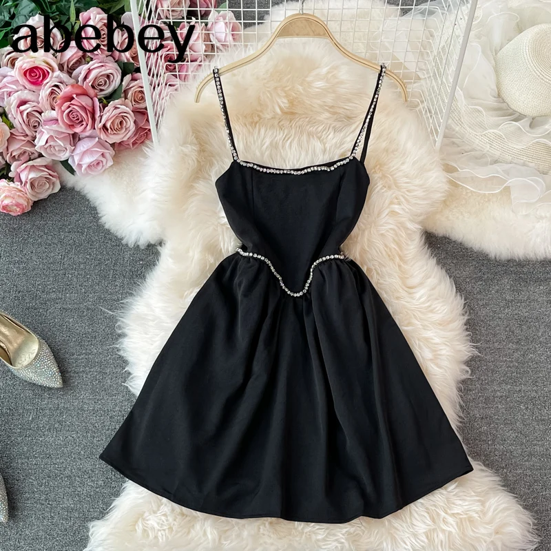 2021 New Summer French elegant off shoulder sleeveless Dress high waist diamonds edge waist short Dress
2021 New Summer French elegant off shoulder sleeveless Dress high waist diamonds edge waist short Dress