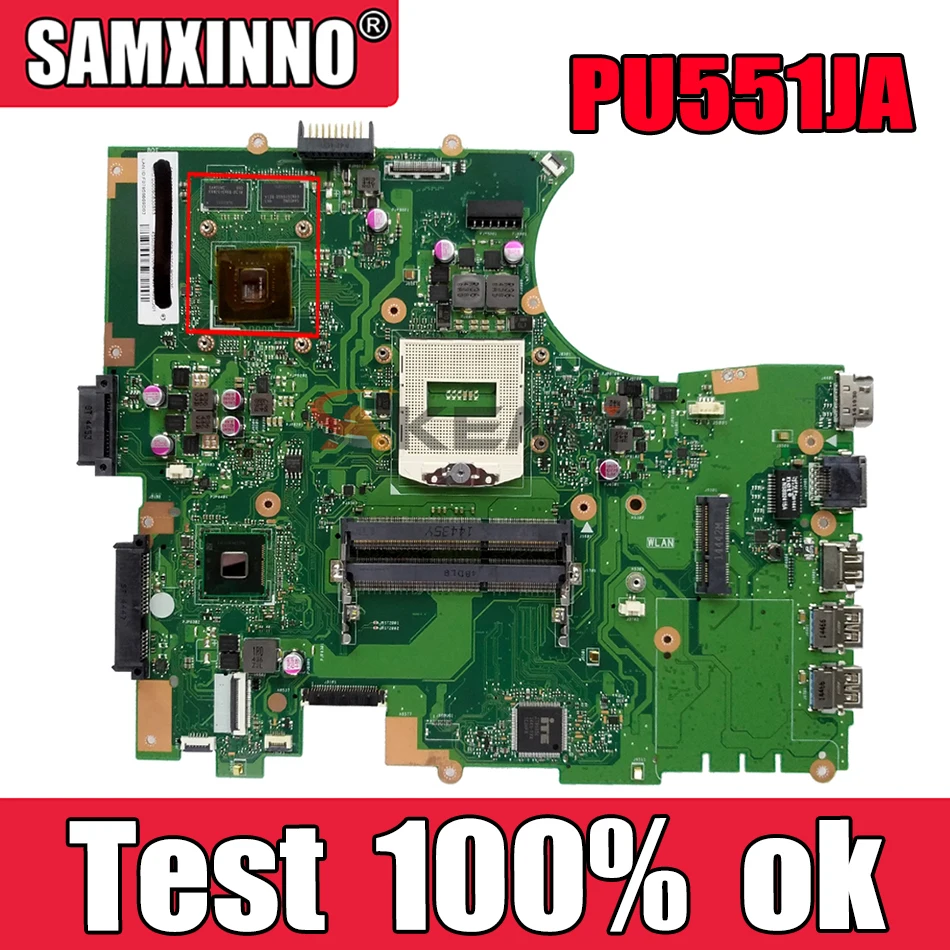 Akemy PU551JA Laptop motherboard for ASUS P551 PU551JA Tested original mainboard with Video card
Akemy PU551JA Laptop motherboard for ASUS P551 PU551JA Tested original mainboard with Video card