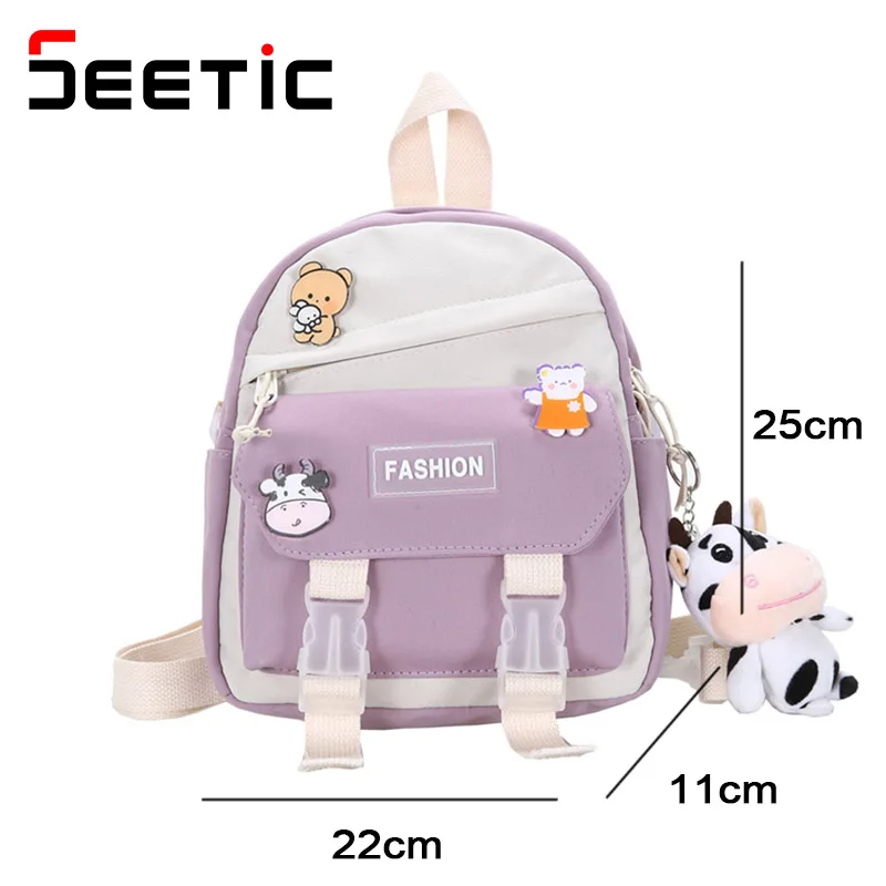 SEETIC High Quality Nylon Backpack Female Multifunction Women'S Bag Multi-Pocket Mini School Bag Waterproof Travel Bag For Girl
SEETIC High Quality Nylon Backpack Female Multifunction Women'S Bag Multi-Pocket Mini School Bag Waterproof Travel Bag For Girl