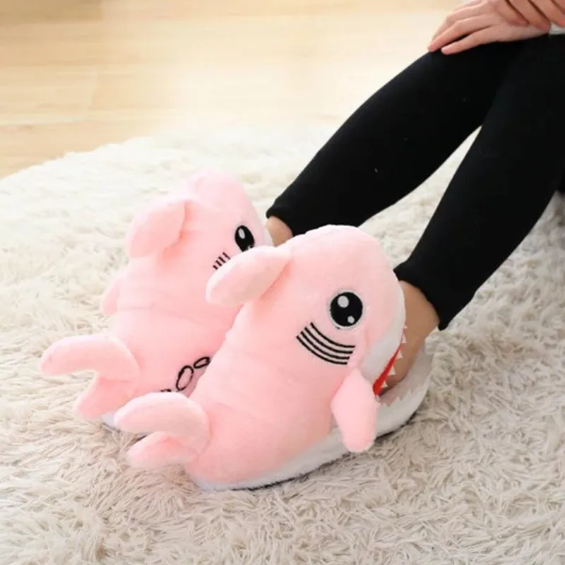 Funny Shark Slippers Man Women Home Cotton Slippers Women's Winter Anti Slip Thick Soled Animal Head Plush Cotton Slippers
Funny Shark Slippers Man Women Home Cotton Slippers Women's Winter Anti Slip Thick Soled Animal Head Plush Cotton Slippers